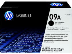 HP C3909A (09A) Black Original Toner Cartridge - Laserjet 8000 (B)