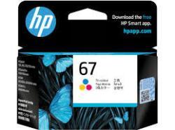 HP 3YM55AA (67) Colour Original Cartridge - DeskJet 1255 (Ex)