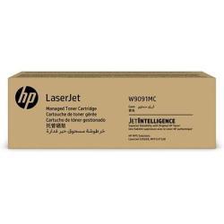 HP W9091MC Cyan Original Toner Cartridge - E45028dn / E47528