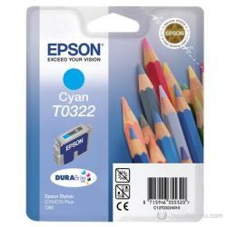 Epson C13T032240 T0322 Cyan Original Ink (Ex)