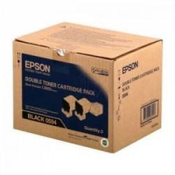Epson C13S050594 2-pack Black Original Toner - C3900 / CX37