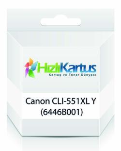 Canon CLI-551XL Y (6446B001) Yellow Compatible Cartridge High Capacity - MG5450 / MG6350