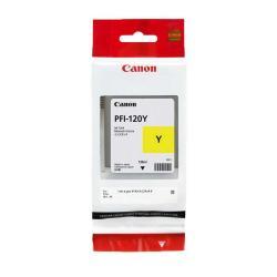 Canon PFI-120Y  (2888C001) Yellow Original Cartridge - TM-200 / TM-205