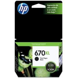 HP CZ117AB (670XL) Black Original Cartridge High Yield - DeskJet 3525 (Ex)