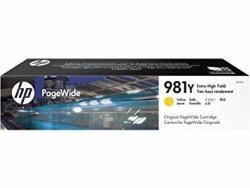 HP L0R15A (981Y) Yellow Original Cartridge - PageWide 556dn / MFP586z (Ex)