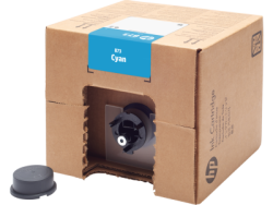 HP 4UV39A (873Y) Cyan Original Latex Cartridge - Latex 800 (Ex)