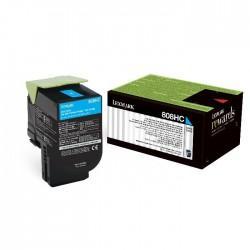 Lexmark 80C8HC0 (808HC) Blue Original Toner High Yield - CX410 / CX510