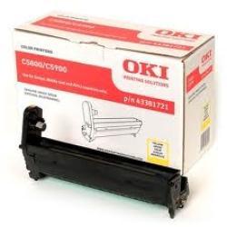 OKI0 43381721 Yellow Original Drum Unit - C5800 / C5900