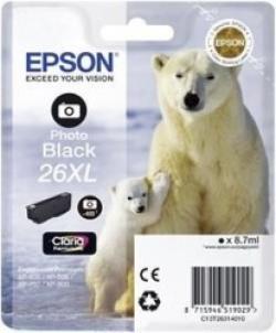 Epson C13T263140 (26XL) Photo Black Original Ink - XP-600 (Ex)