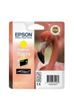 Epson C13T08744020 (T0874) Yellow Original Ink - Photo R1900 (Ex)