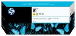 HP C4933A (81) Yellow Original Cartridge - DesignJet 5000 / 5500 (Ex)