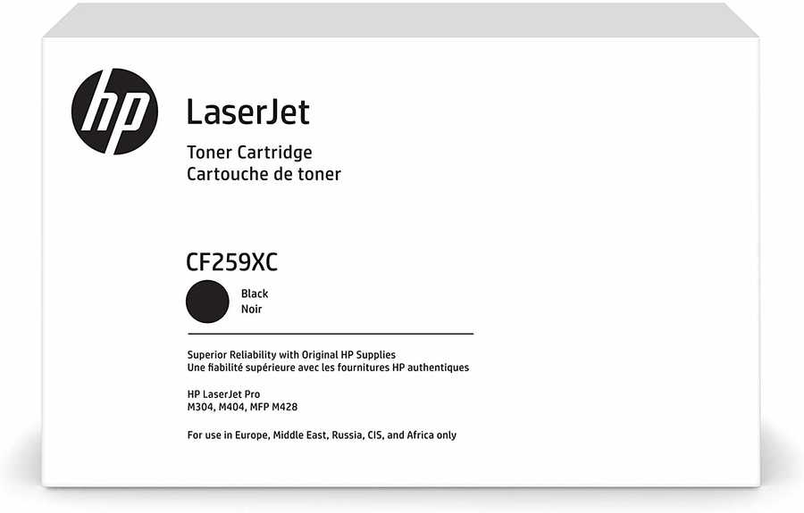 HP CF259XC (59XC) Black Original Toner High Yield - Laserjet M304 / M404