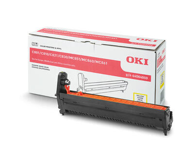 OKI 44064009 Yellow Original Drum Unit - C801 / C810