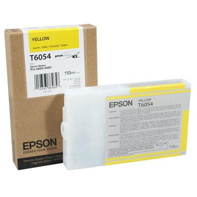 Epson C13T605400 (T6054) Yellow Original Ink - Stylus Pro 4800 (Ex)