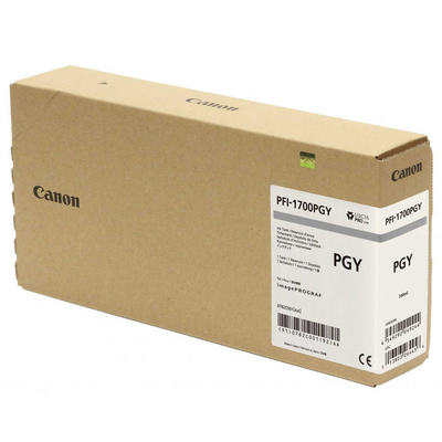 Canon PFI-1700PGY (0782C001) Photo Gray Original Cartridge - Pro-2000 / Pro-4000 (Ex)
