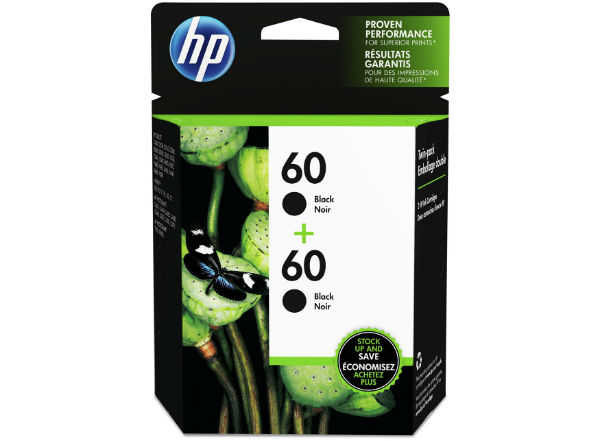 HP CZ071FN (60 + 60) Black Original 2-pack Cartridge (Damaged Box)