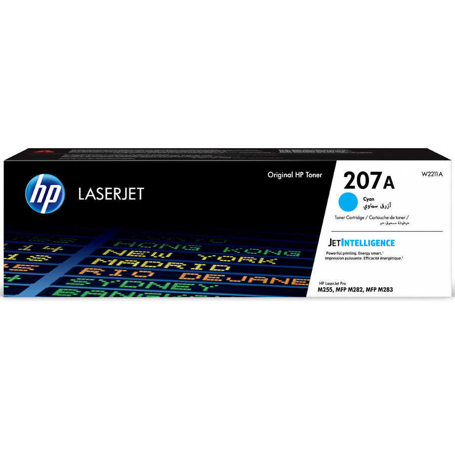 HP W2211A (207A) Cyan Original Toner - M255dw / M282nw (Damaged Box)