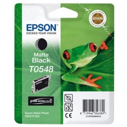 Epson C13T05484020 (T0548) Matte Black Original Ink Cartridge - Stylus Photo R800 (U)