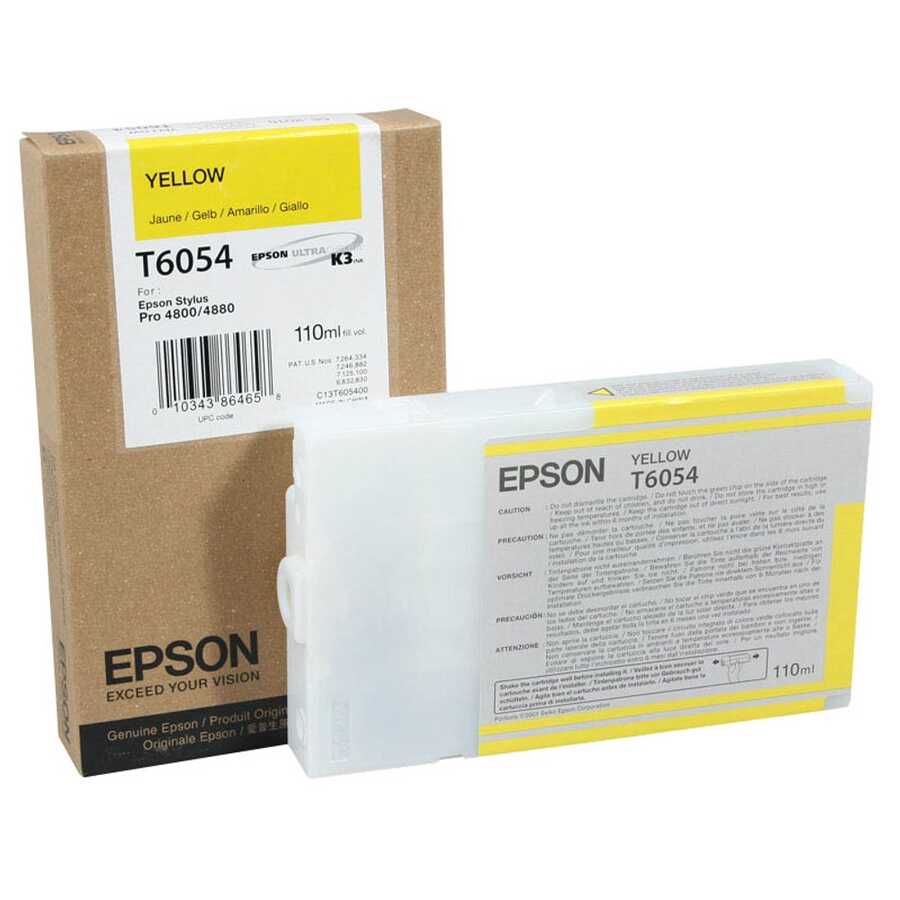 Epson C13T605400 (T6054) Yellow Original Ink - Stylus Pro 4800 (Ex)