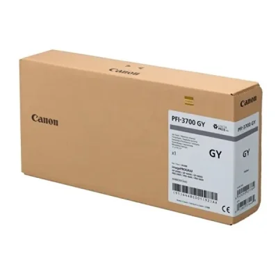 Canon PFI-3700 GY (6448C001AA) Gray Original Ink Cartridge - GP-2600S