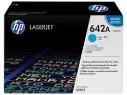 HP CB401A (642A) Cyan Original Toner Cartridge - LaserJet CP4005n (Damaged Box)