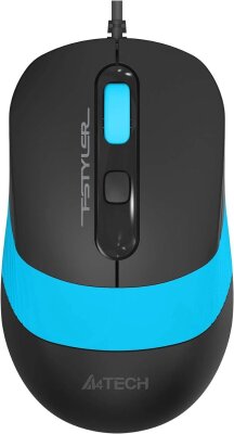 A4 Tech FM10 Blue Optical Wired Mouse