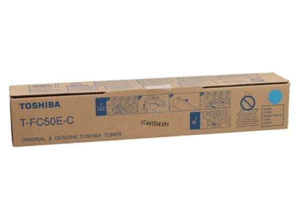 Toshiba T-FC50E-C Cyan Original Copier Toner - E-Studio 2555c / 3055c