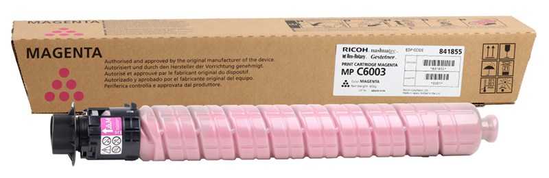 Ricoh Aficio MP-C6003 Red Original Photocopy Toner - 841855