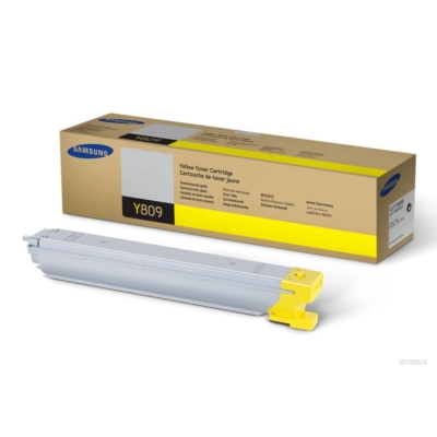 Samsung CLT-Y809S (SS743A) Yellow Original Toner - CLX-9201 / CLX-9251