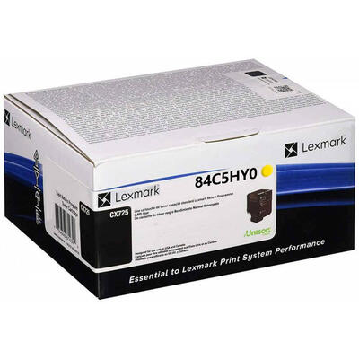 Lexmark 84C5HY0 Yellow Original Toner High Yield - CX725