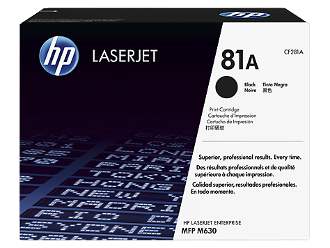 HP CF281A (81A) Black Original Toner - M605 / M606