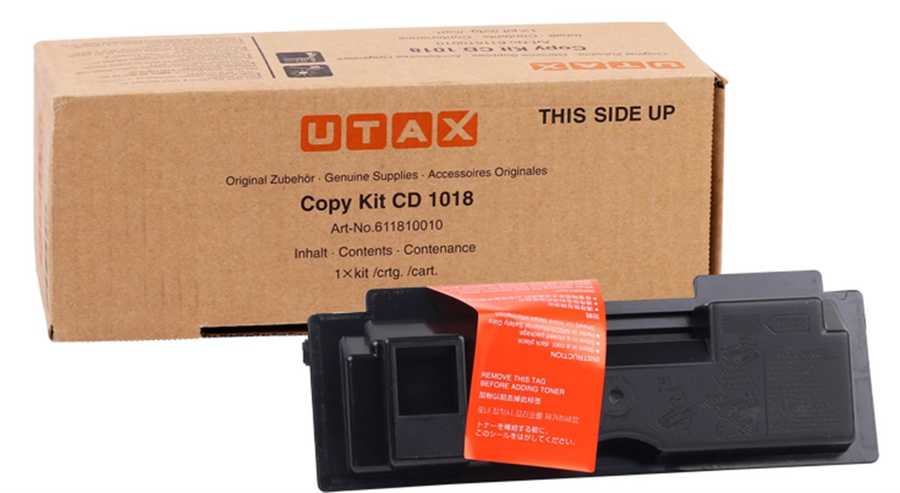 Utax CD-1018 Original Photocopy Toner (611810010) Triumph Adler DC-2018