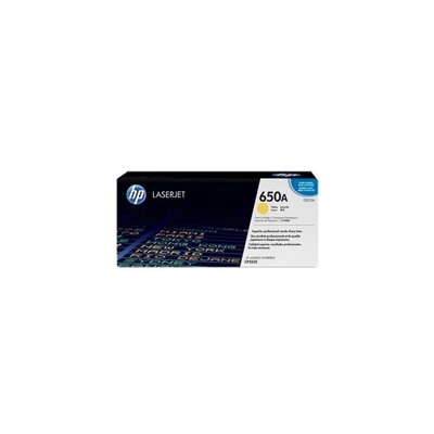 HP CE272AH (650A) Yellow Original Toner Cartridge - CP5525dn
