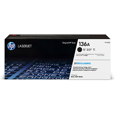 HP W1360A (136A) Black Original Toner - LaserJet M211d / MFP M236d
