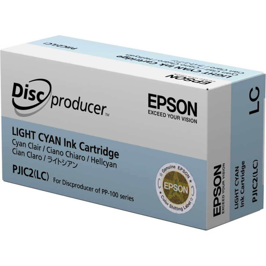 Epson PJIC2(LC) PP-100 Light Cyan Original Cartridge -DiscProducer (S020448)