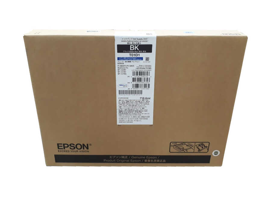 Epson C13T01D100 Black Original Cartridge - WF-C529R (T12897)