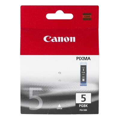Canon PGI-5BK (0628B024) Black Original Cartridge - IP3300 / IP4200 (Ex)