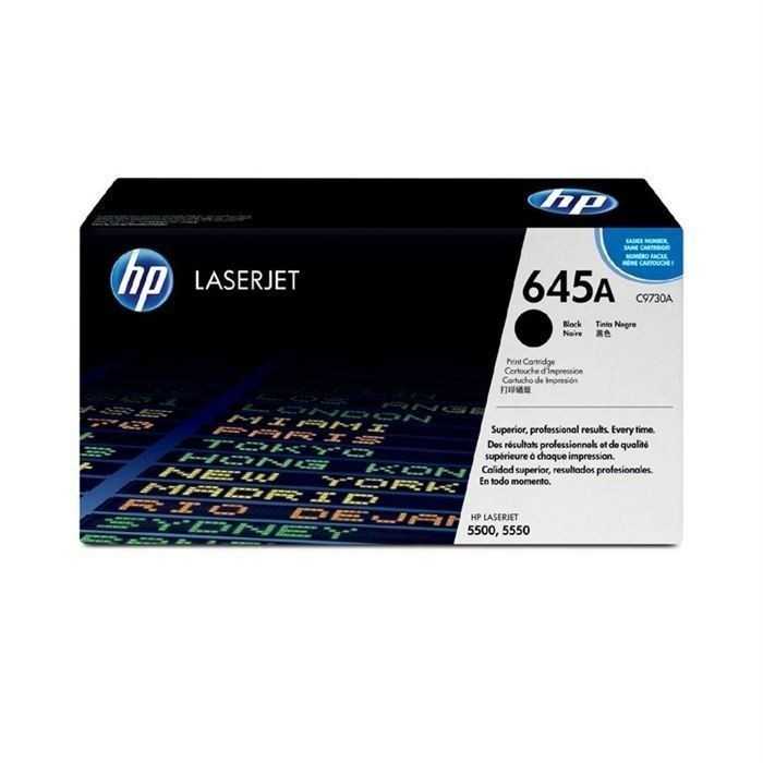 HP C9730A (645A) Black Original Toner Cartridge - Laserjet 5500 / 5550dn (B)