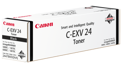 Canon C-EXV24BK (2447B002) Black Original Toner - IR-C5068 / IR-C5058 / IR-C5800