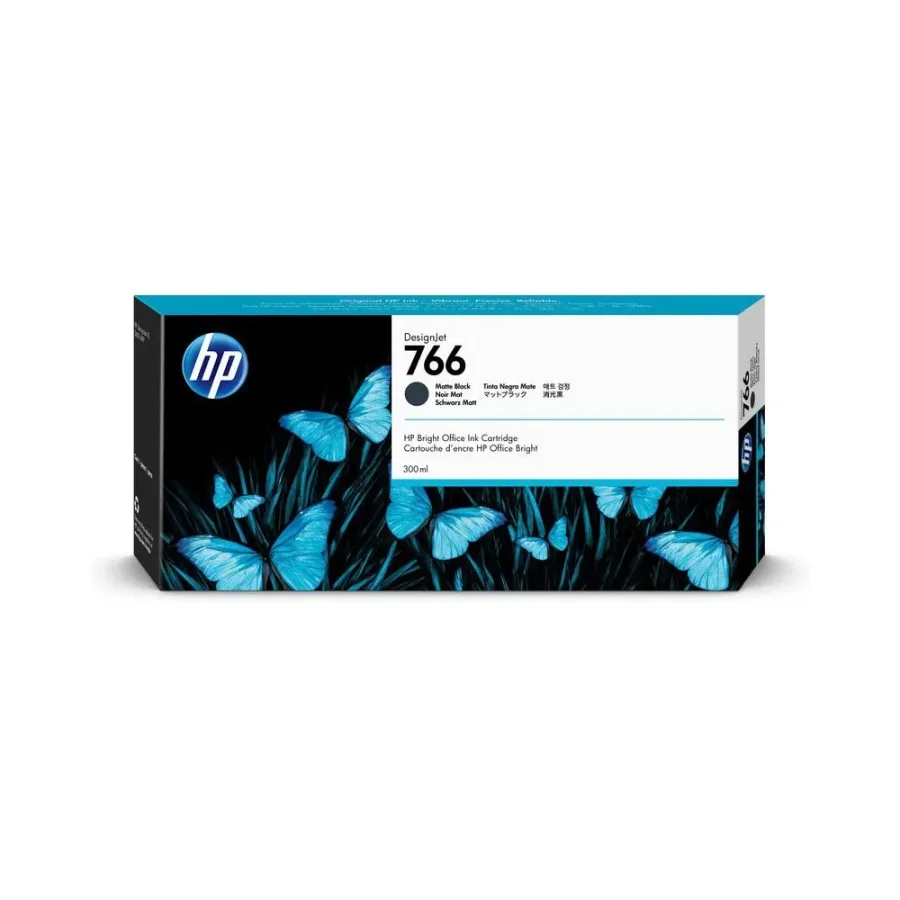 HP P2V92A (766) Matte Black Original Cartridge - XL3600 (Ex)