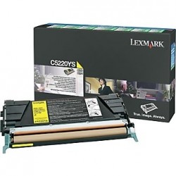 Lexmark C5220YS Yellow Original Laser Toner - C522 / C524 (Damaged Box)