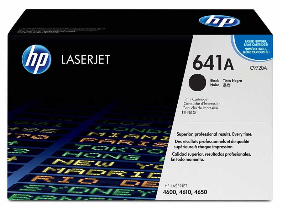 HP C9720A (641A) Black Original Toner - LaserJet 4600