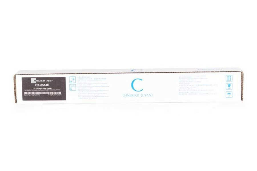 Triumph Adler CK-8514C Cyan Original Toner Cartridge 5006Ci, 5007Ci, 6006Ci, 6007Ci (1T02NDCTA0)
