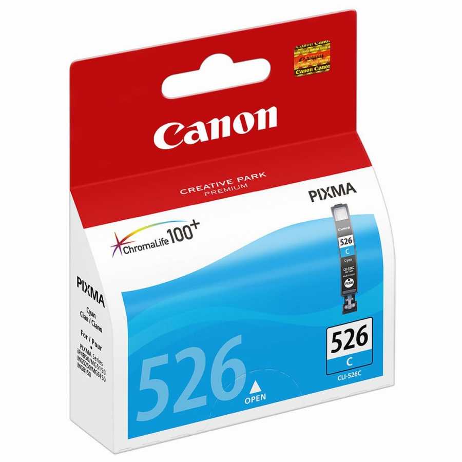 Canon CLI-526C (4541B001AA) Cyan Original Cartridge - MG6150 / MG5150