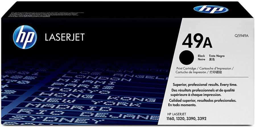 HP Q5949A (49A) Black Original Toner - LaserJet 1160 (B)