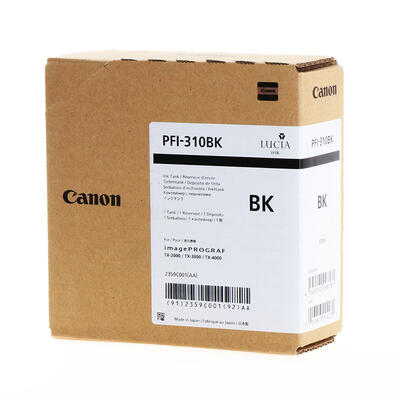 Canon PFI-310BK (2359C001) Black Original Cartridge - TX-2000 / TX-3000 (Ex)
