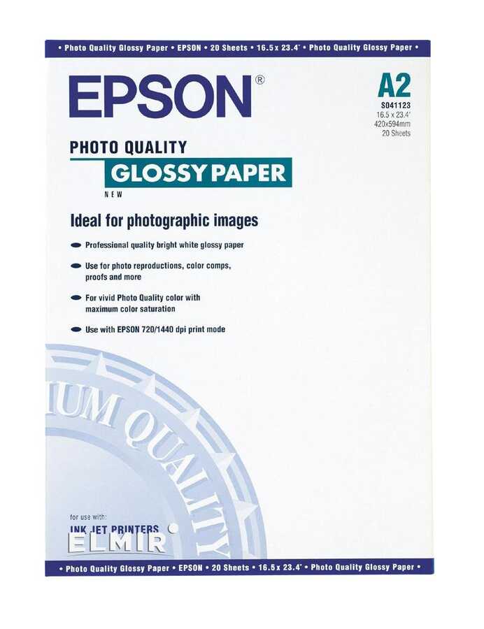 Epson C13S041123 Photo Quality Glossy (Ex)