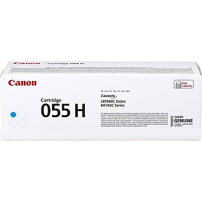 Canon CRG-055H (3019C004) Cyan Original Toner - LBP664Cdw / MF741Cdw