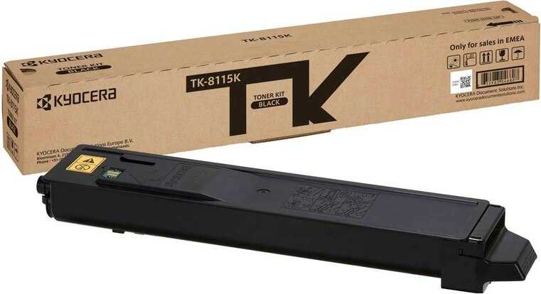 Kyocera TK-8115K Black Original Toner - M8124cidn / M8130cidn