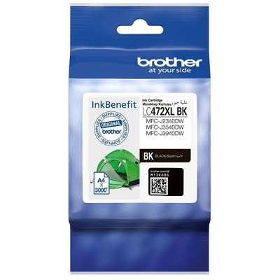 Brother LC472XL BK Black Original Cartridge - MFC-J2340DW / J3540DW